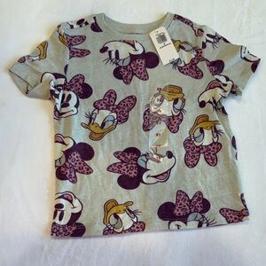 Old Navy Kids Gray T-Shirt with Cartoon Print